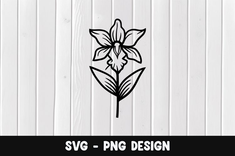 Flower Silhouette Image 3