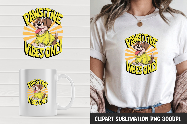 Dog Quote Sublimation T-Shirt Design PNG