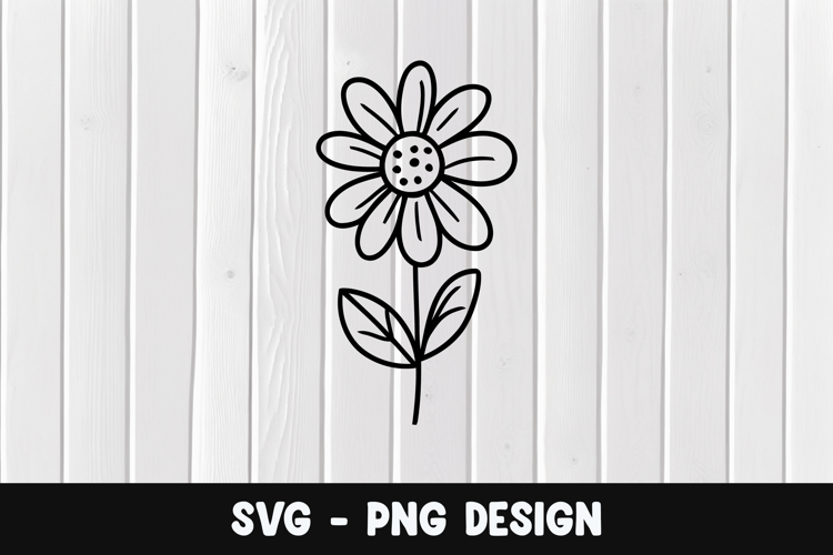 Flower Silhouette Image 22