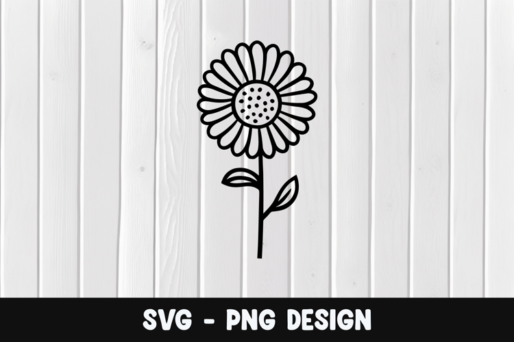 Flower Silhouette Image 5