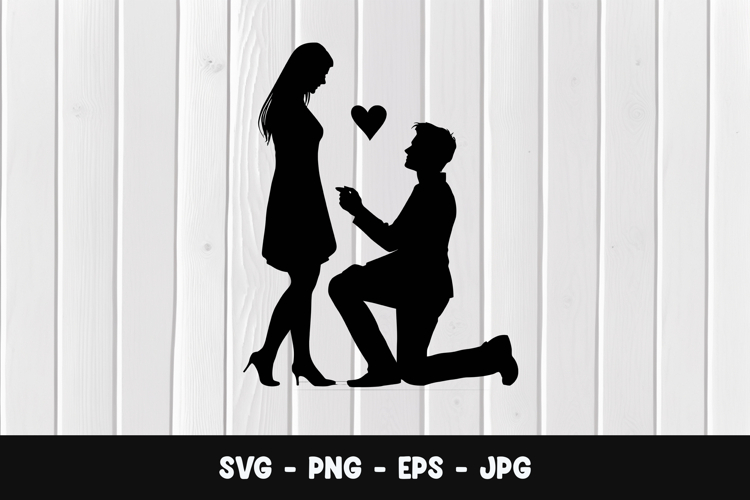 Couple Silhouette Image 13