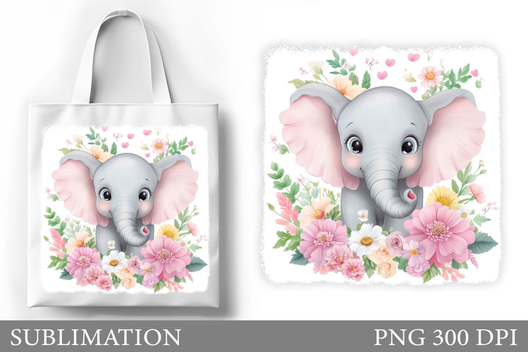 Cute Elephant Clipart Image 11