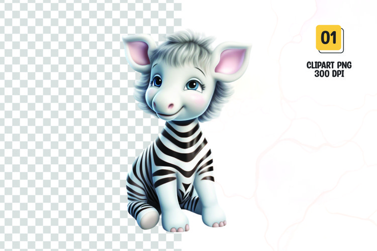 Zebra Clipart Image 7