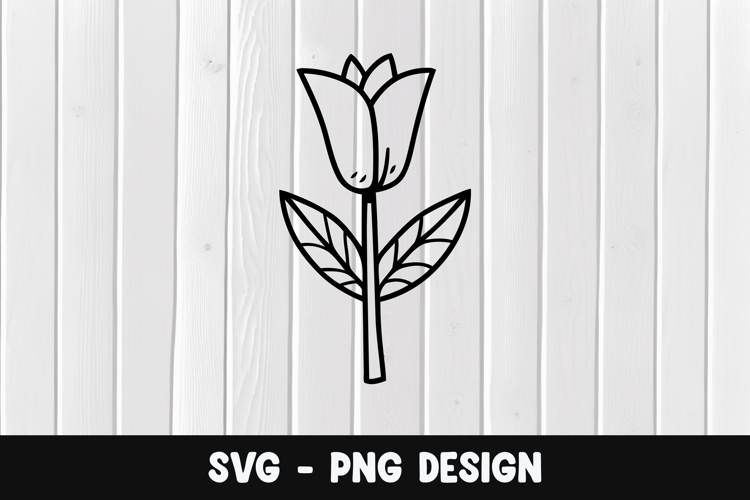 Flower Silhouette Image 19