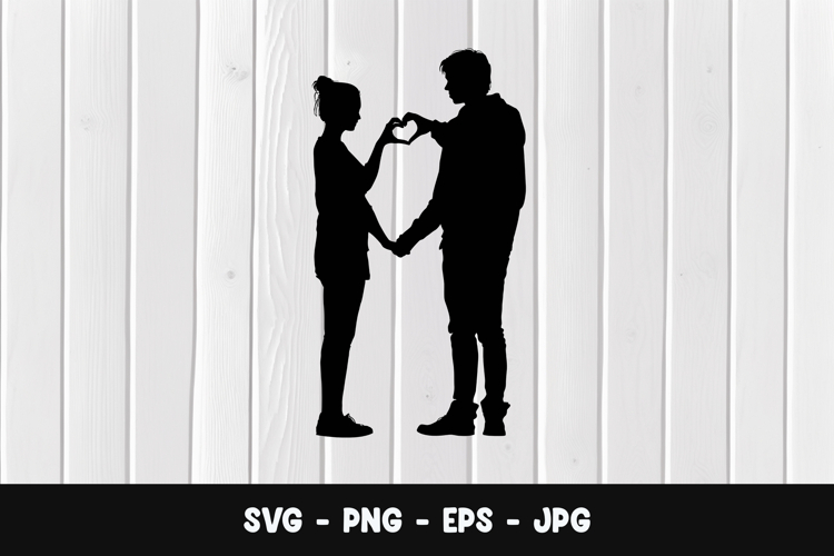 Couple Silhouette Image 9