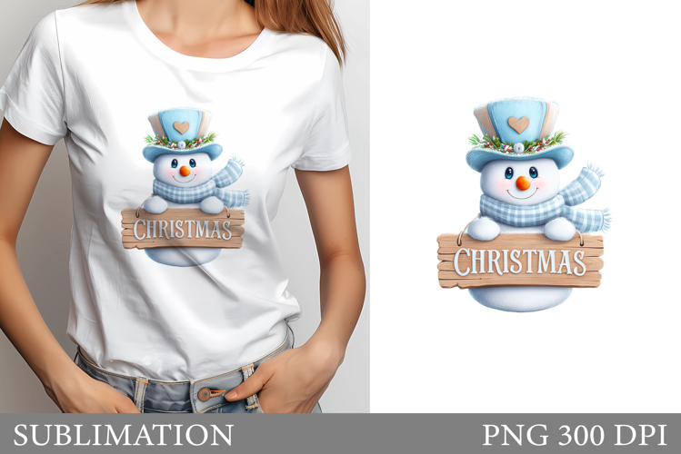 Snowman Sublimation Image 6