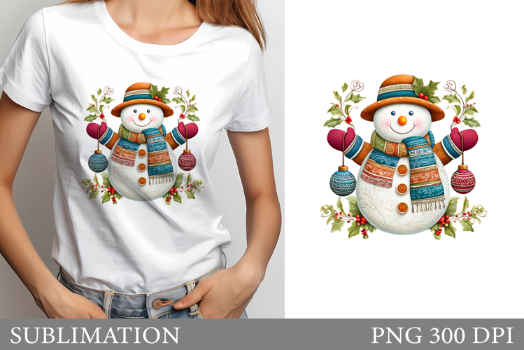 Snowman Sublimation Image 5