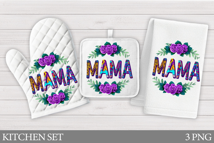 Mothers Day Kitchen Set. Mothers Day Kitchen Towel Design