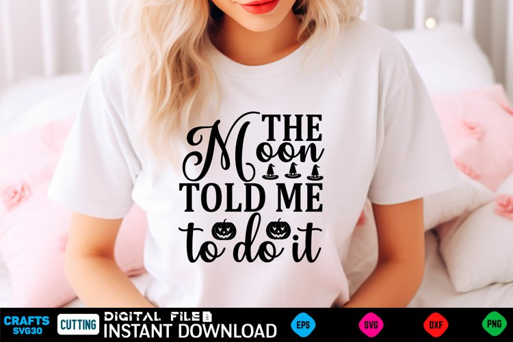 Halloween Svg Design,Halloween Quotes Spooky Halloween T-Shi example image 1