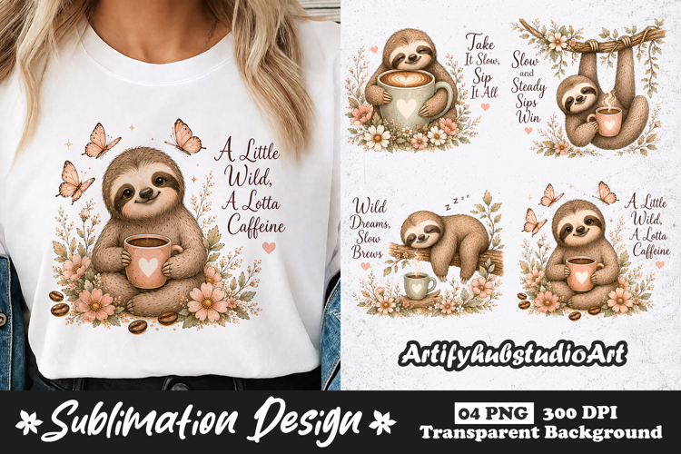 Sloth Clipart Image 2