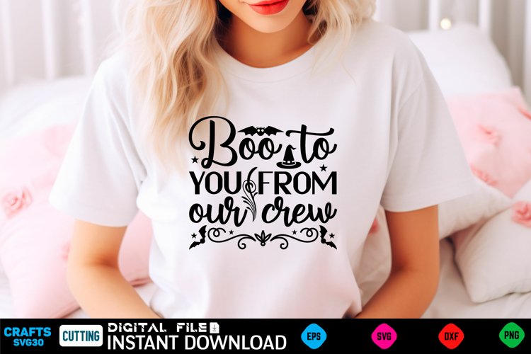 Halloween Svg Design,Halloween Quotes Spooky Halloween T-Shi example image 1