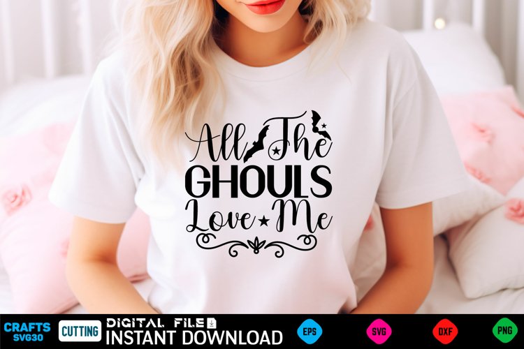 Halloween Svg Design,Halloween Quotes Spooky Halloween T-Shi example image 1