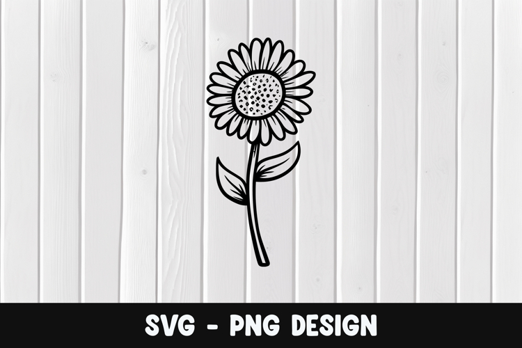Flower Silhouette Image 12