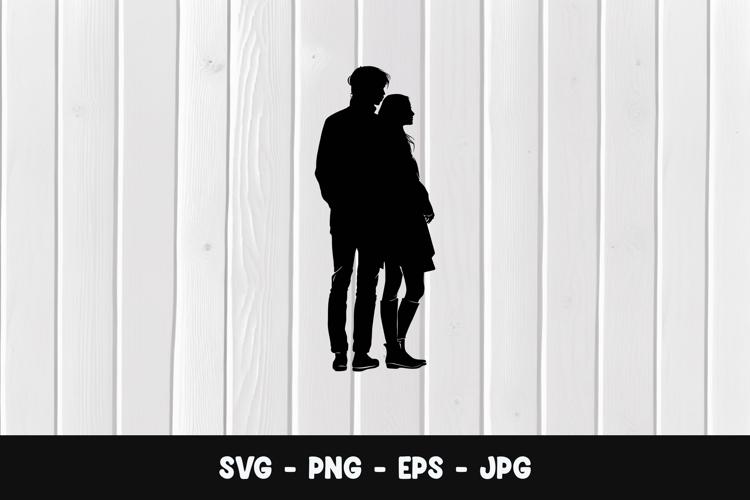 Couple Silhouette Image 4