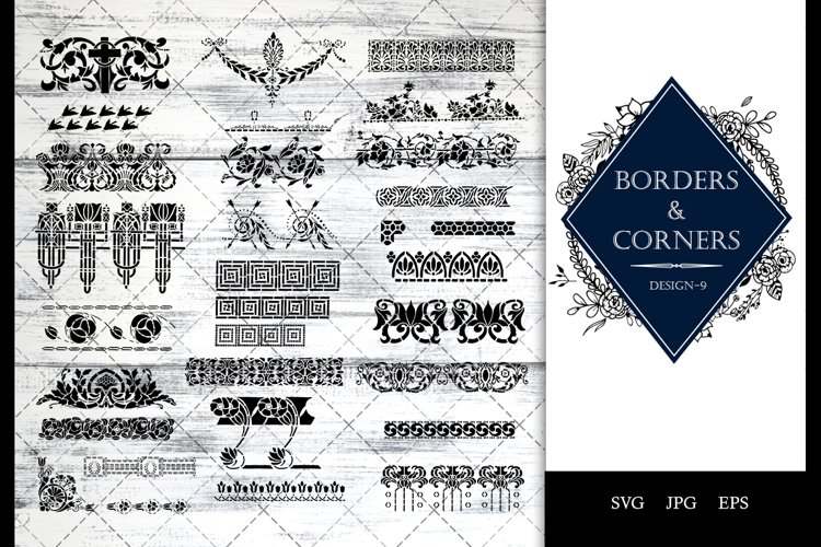 Vintage Baroque - 9 Ornamental border Vector