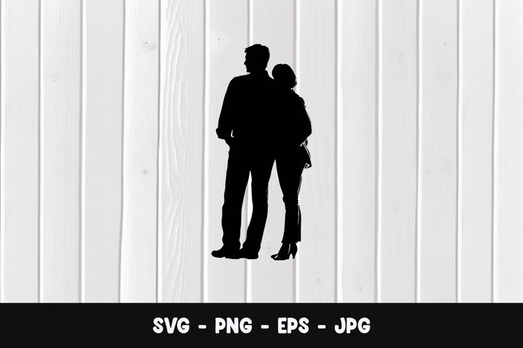 Couple Silhouette Image 3