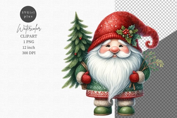 Cute Christmas Tree Clipart Image 10