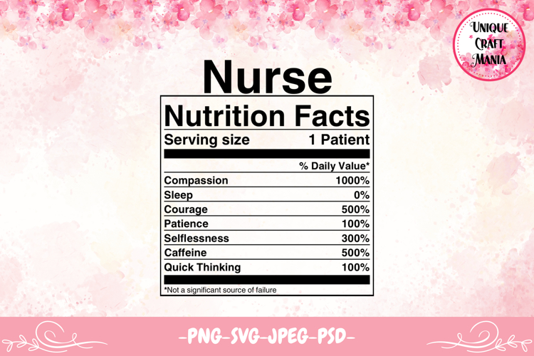 Nurse Nutrition Facts