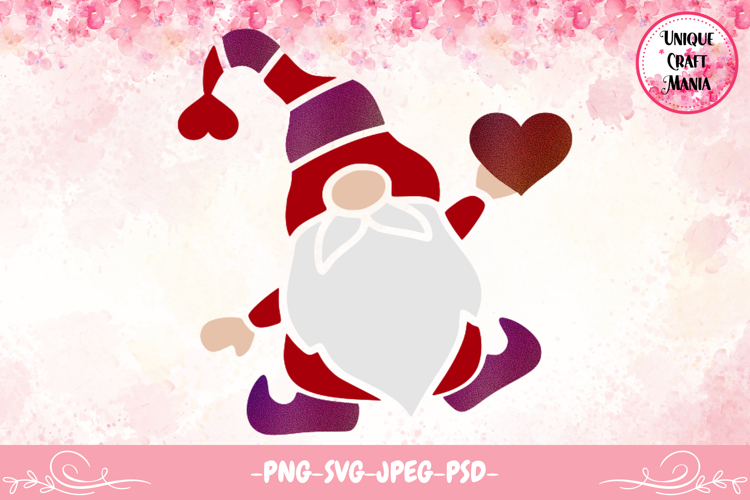 Valentine Gnome Design