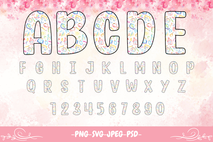 School Supply Alphabet