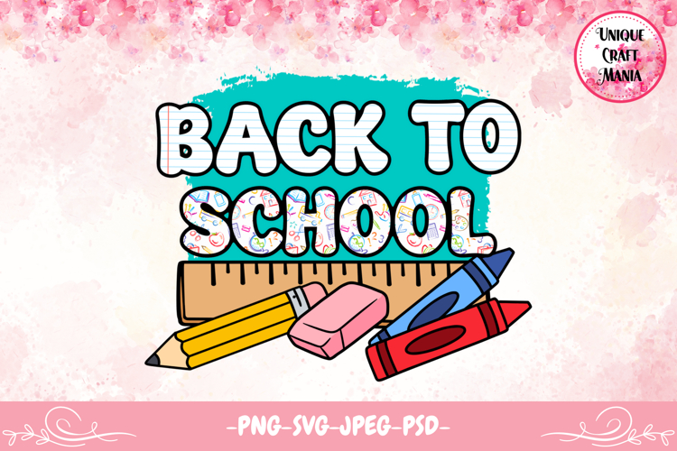Back To School Supplies Design