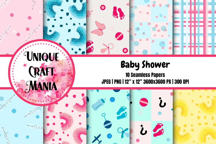Baby Shower Google Slides Template
