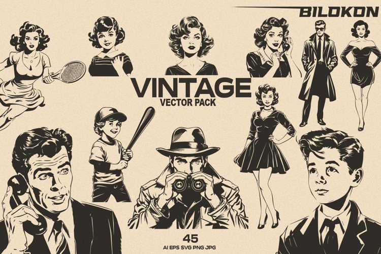 50s Clipart