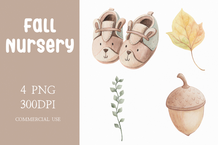 Boho Fall Nursery Illustrations