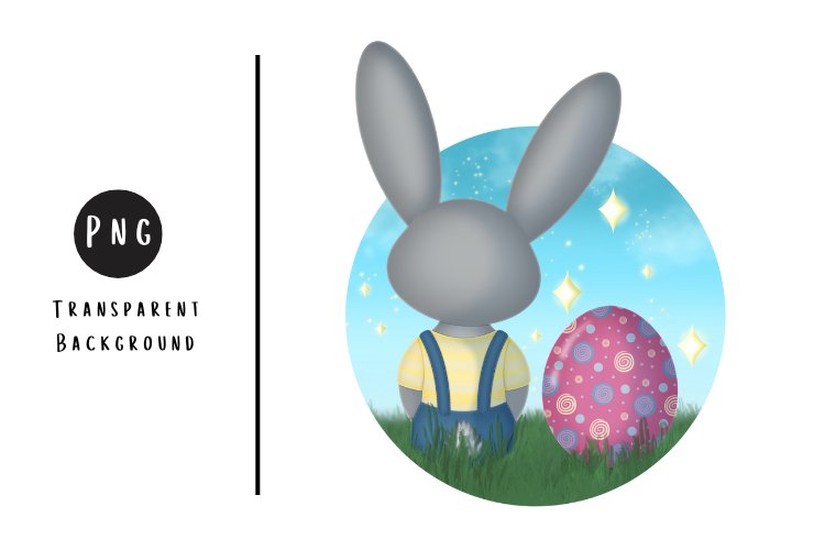 Easter Bunny Clipart, PNG - Transparent Background (2474954)