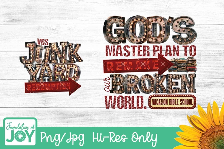 Junkyard Redemption png, Vacation Bible School, VBS shirt