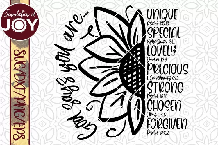 Sunflower svg | Christian svg | Bible Verse svg |