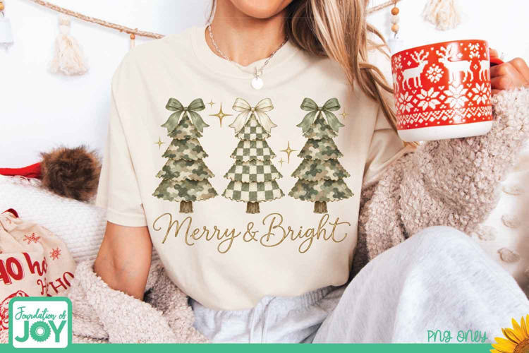 Camo Christmas Tree png, Checkered Holiday Trees