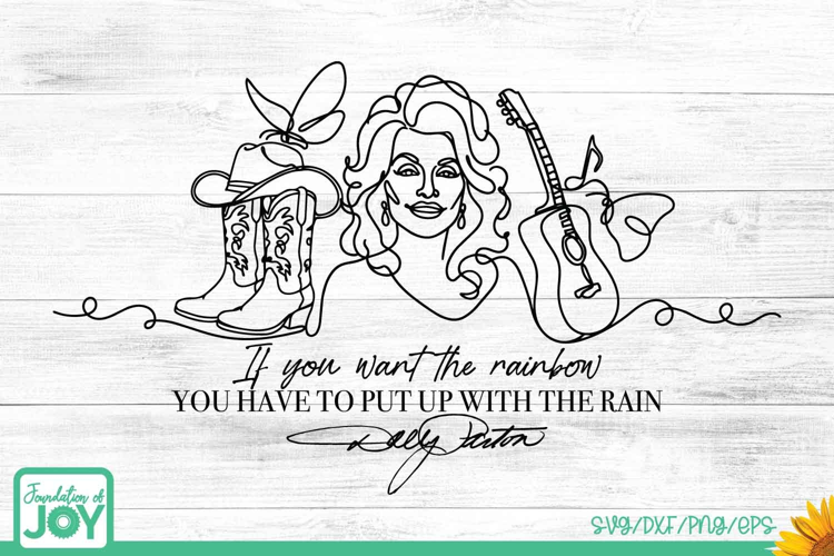 Rainbow Quote png, Country Music Legend png, Guitar