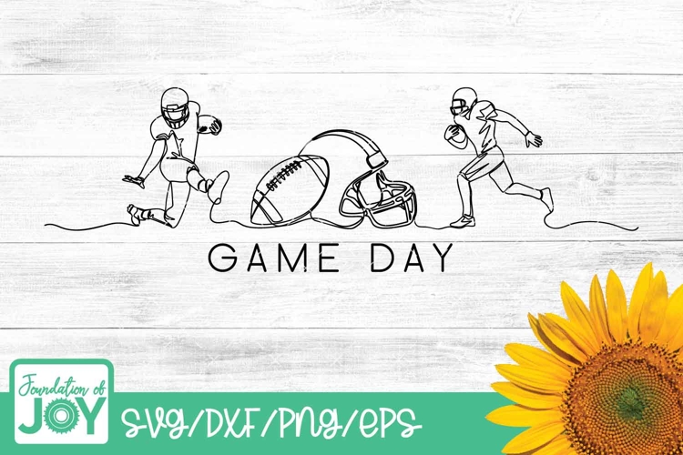 American Football Clipart Image 2