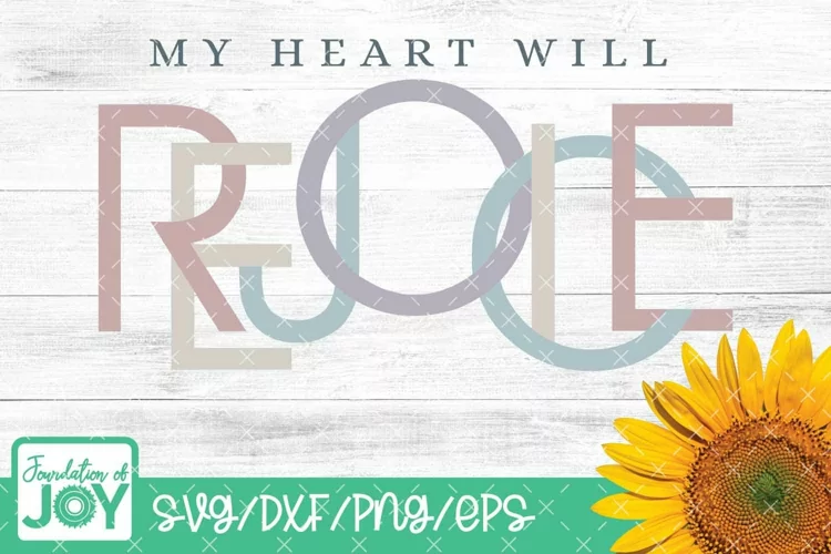 My heart will rejoice, Scripture Png, Women's Christian svg