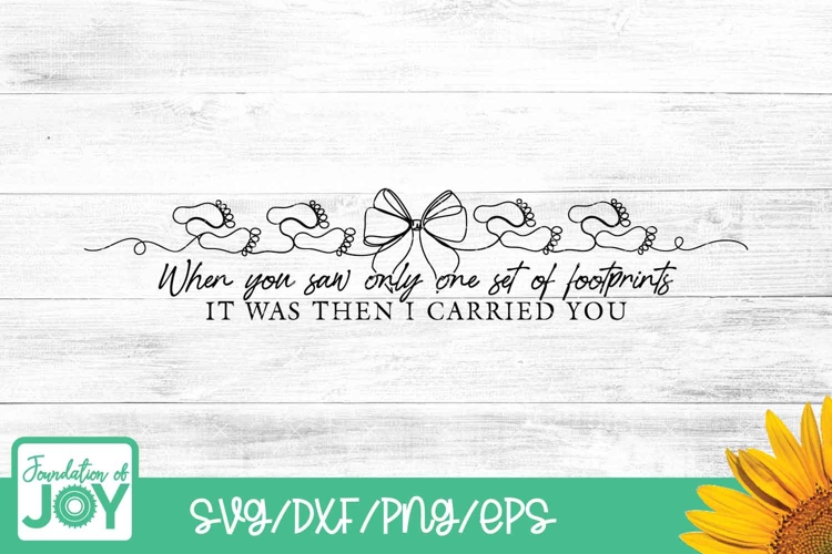Footprints in the Sand png, continuous line art, svg