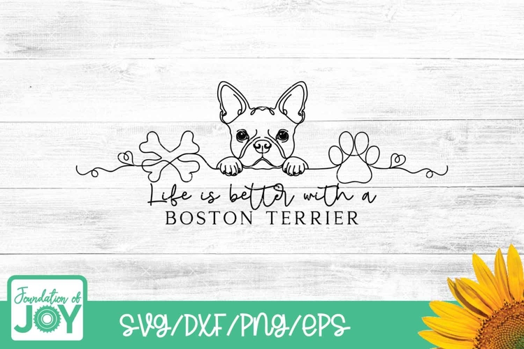 Boston Terrier Mom Svg Image 4