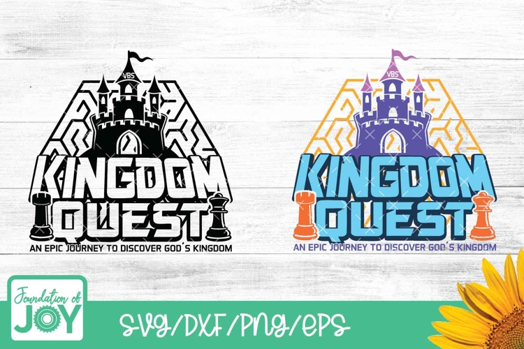 Kingdom Quest png, Vacation Bible School, VBS color png, svg