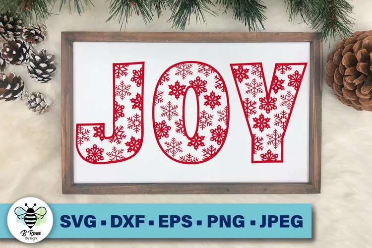 Joy SVG | Snowflake Design SVG