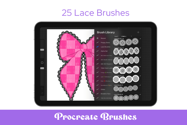 Lace Procreate Brush Set