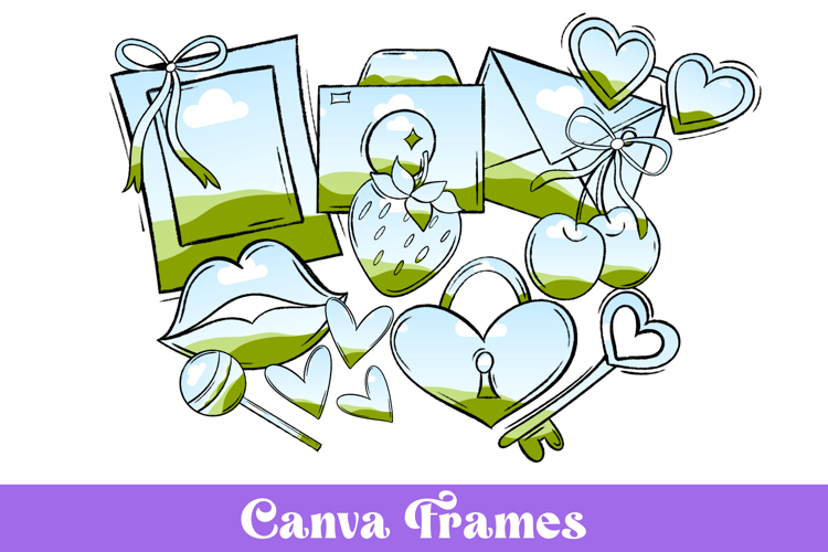 Valentines Day Canva Frame