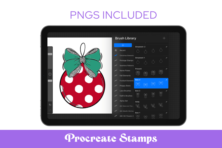 Christmas Procreate Stamps