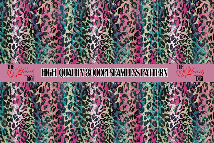 Pink Abstract Leopard Seamless Pattern,Cheetah Print Pattern