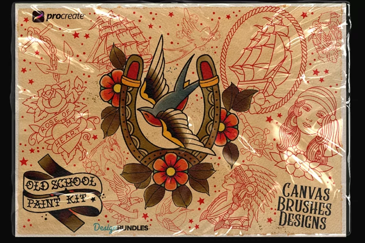 Procreat tattoo art / old school bundle