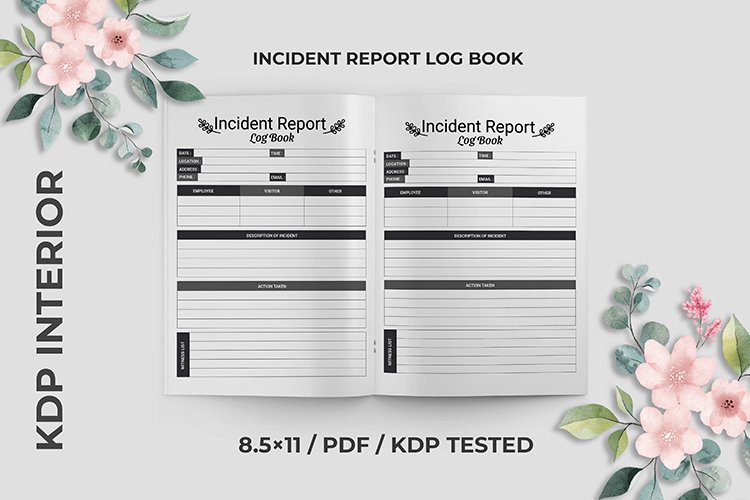 Incident Report Log Book - KDP Interior