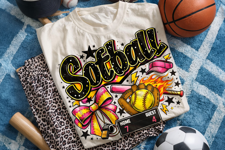 Softball Clipart Image 2