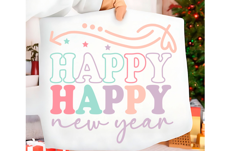 Happy New Year 2026 PNG SVG T-shirt design Year 2026