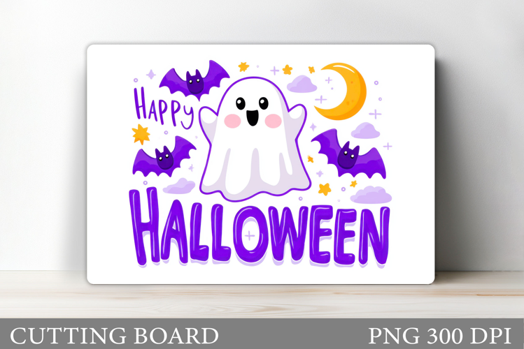 Halloween Ghost Cutting Board. Halloween Cutting Board
