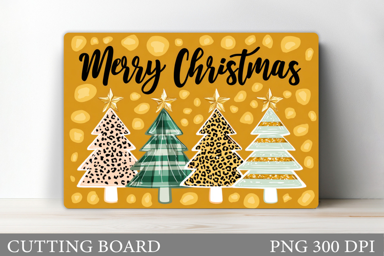 Christmas Tree Cutting Board. Kitchen Cutting Board Design