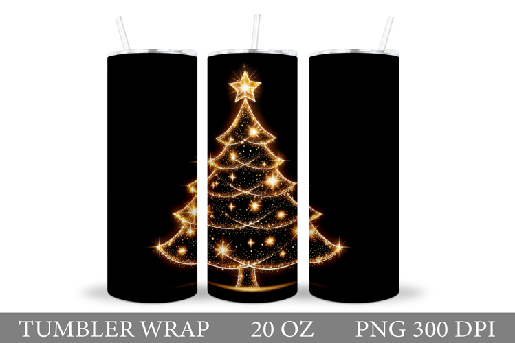 Christmas Tree Tumbler Design. Christmas Tree Sublimation
